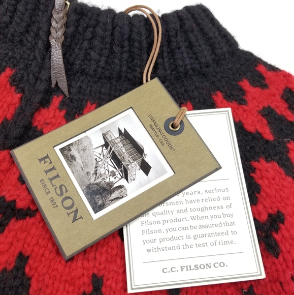 NWT Filson Handmade Eagle Peak Wool Cardigan - Picture 2 of 16